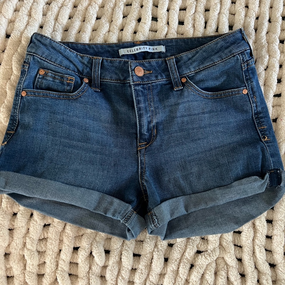 Celebrity Pink Denim Shorts